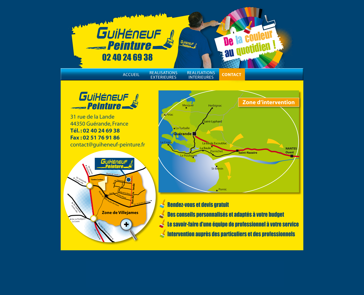 Peinture a Guerande en Loire Atlantique (44) 